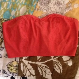 Pink bandeau top by Sparkle and Fade